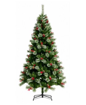Árvore de Natal Pinho e fruta vermelha Lauben